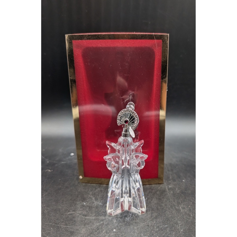 Lenox Crystal Angel Christmas Ornament with Silver Tassel and Original Box